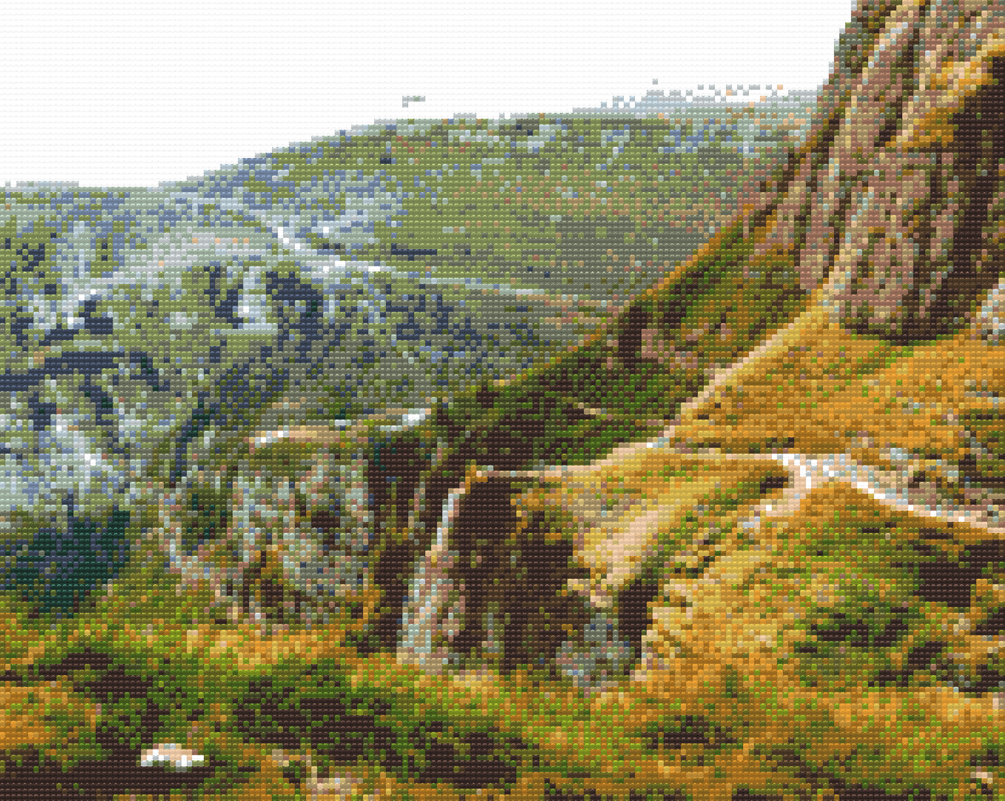 Diamond Paint - Bucegi-bjergene, Rumænien 3