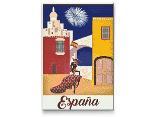 Diamond Paint - Rejser gennem Spanien 2