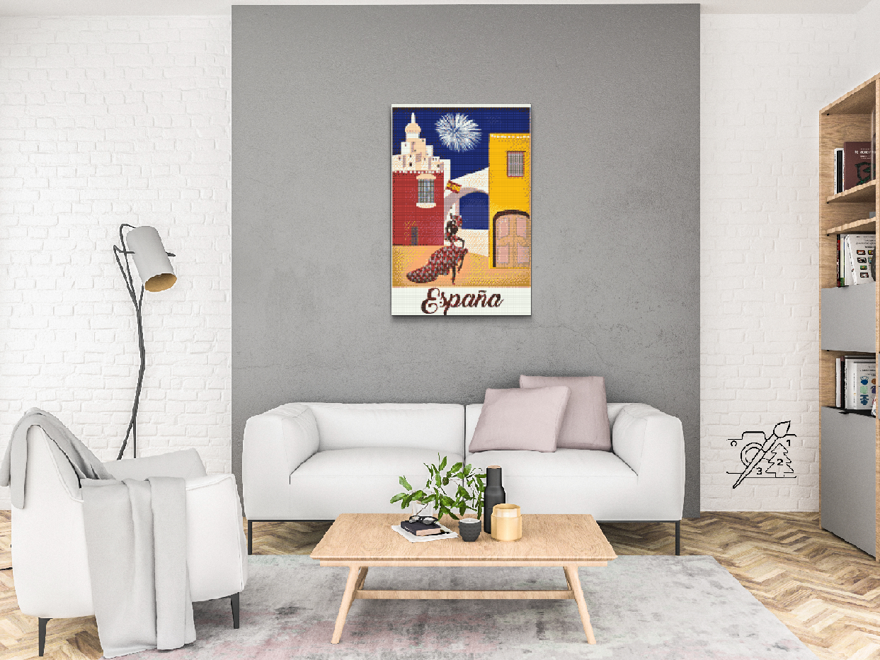 Diamond Paint - Rejser gennem Spanien 2