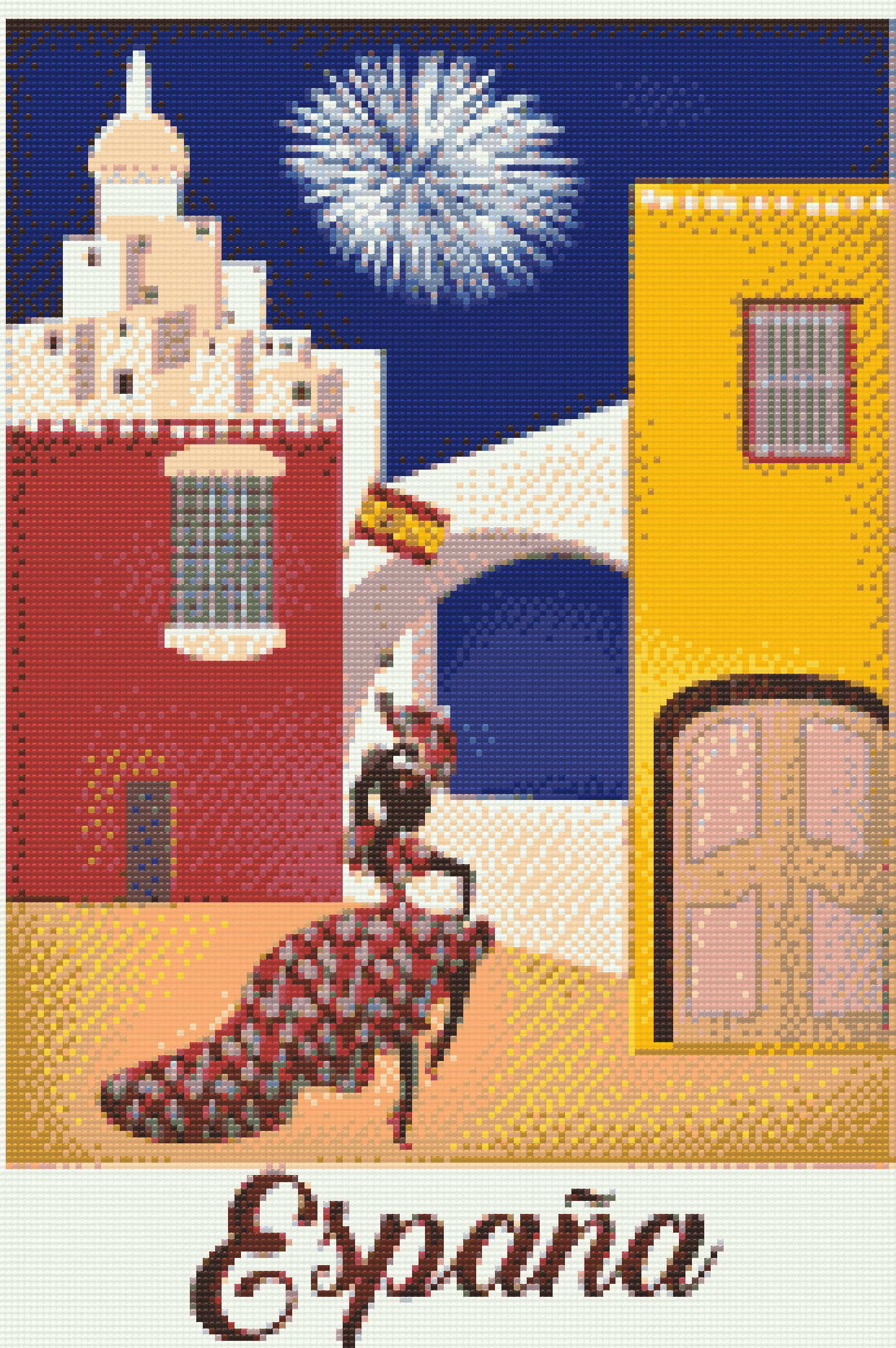 Diamond Paint - Rejser gennem Spanien 2