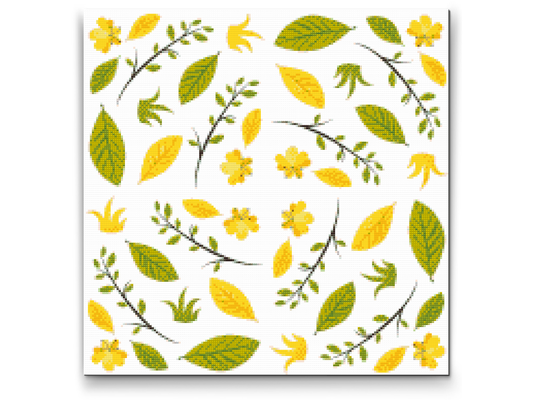 Diamond Paint - Faldende blade