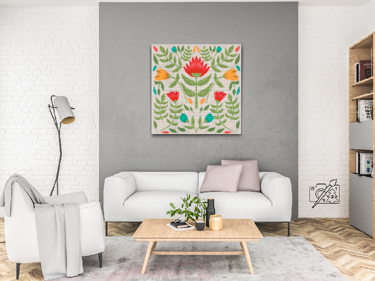 Diamond Paint - Tulipanernes baggrund