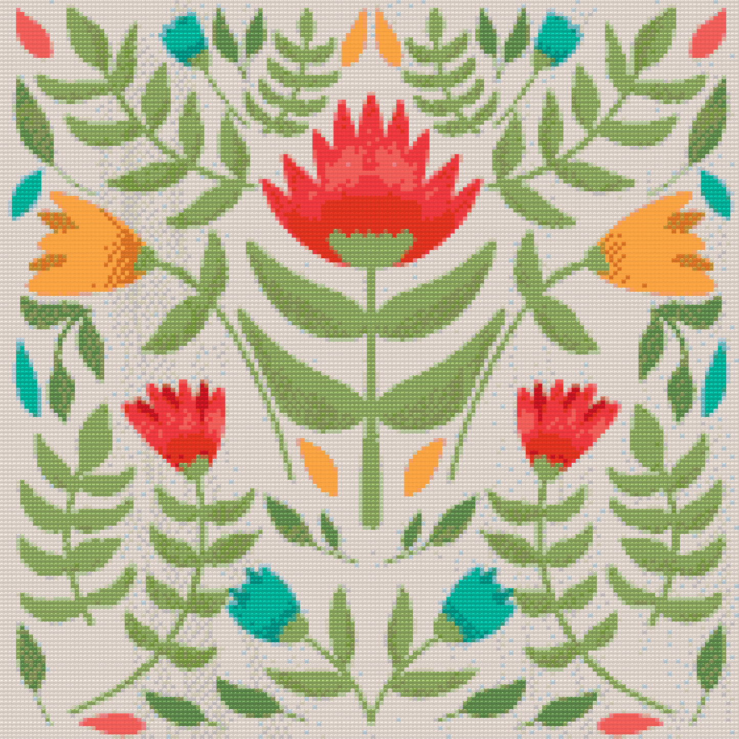 Diamond Paint - Tulipanernes baggrund