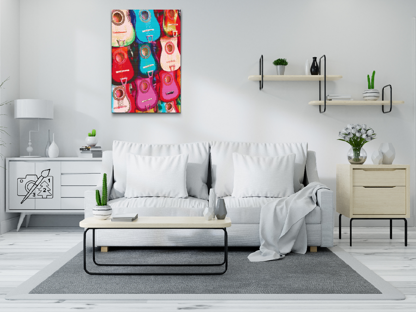 Diamond Paint - Guitarer