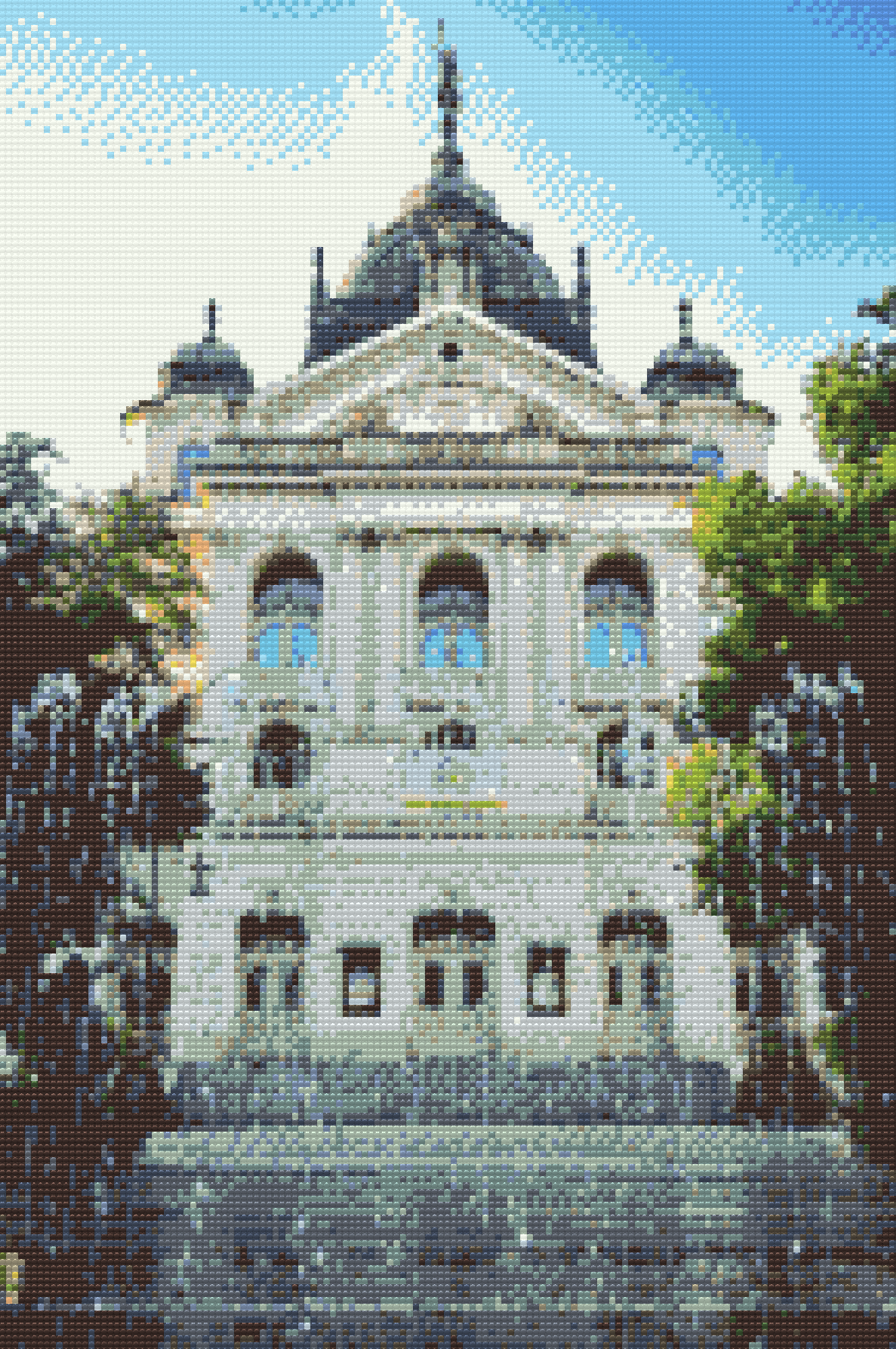 Diamond Paint - Sangfontæne i Košice, Slovakiet