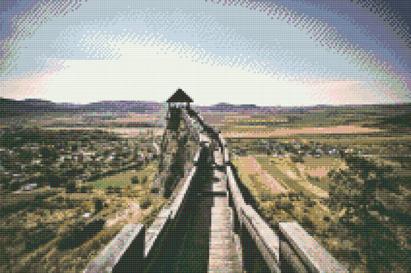 Diamond Paint - Vagttårnet Boldogko, Ungarn