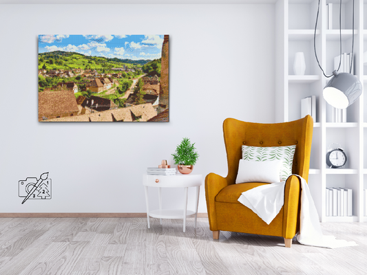 Diamond Paint - Biertan Landsby, Rumænien