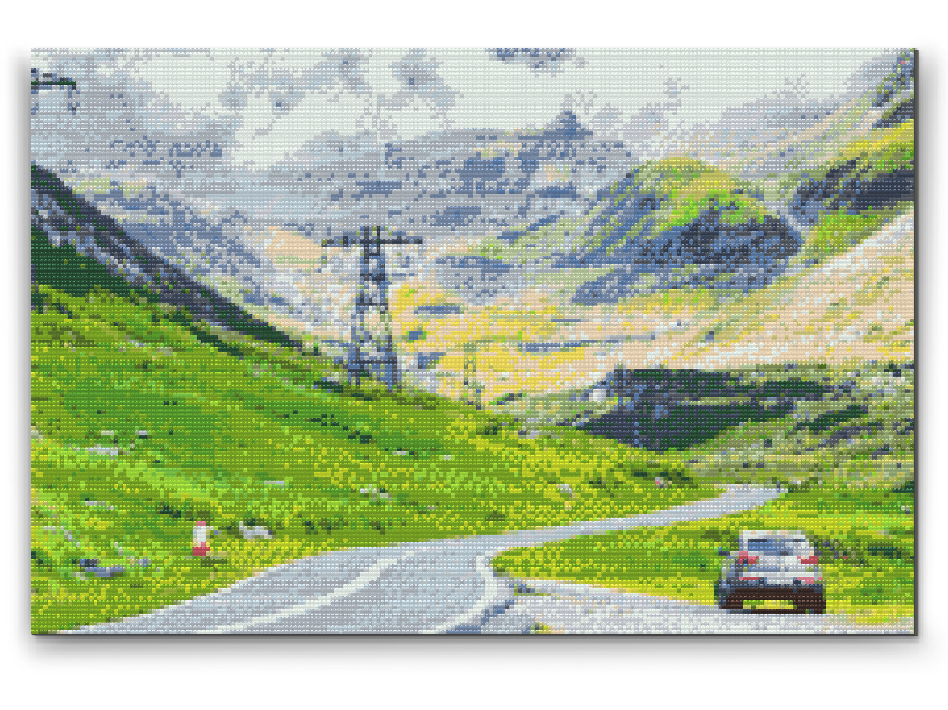 Diamond Paint - Transfagarasan-ruten i Rumænien