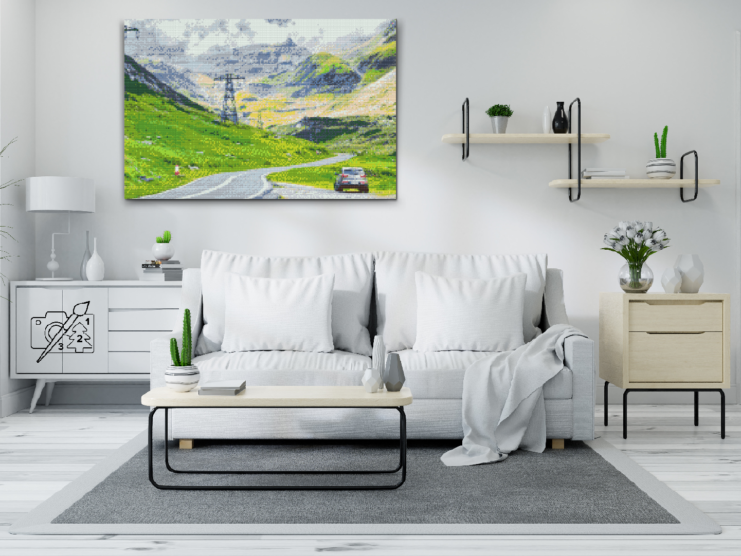 Diamond Paint - Transfagarasan-ruten i Rumænien