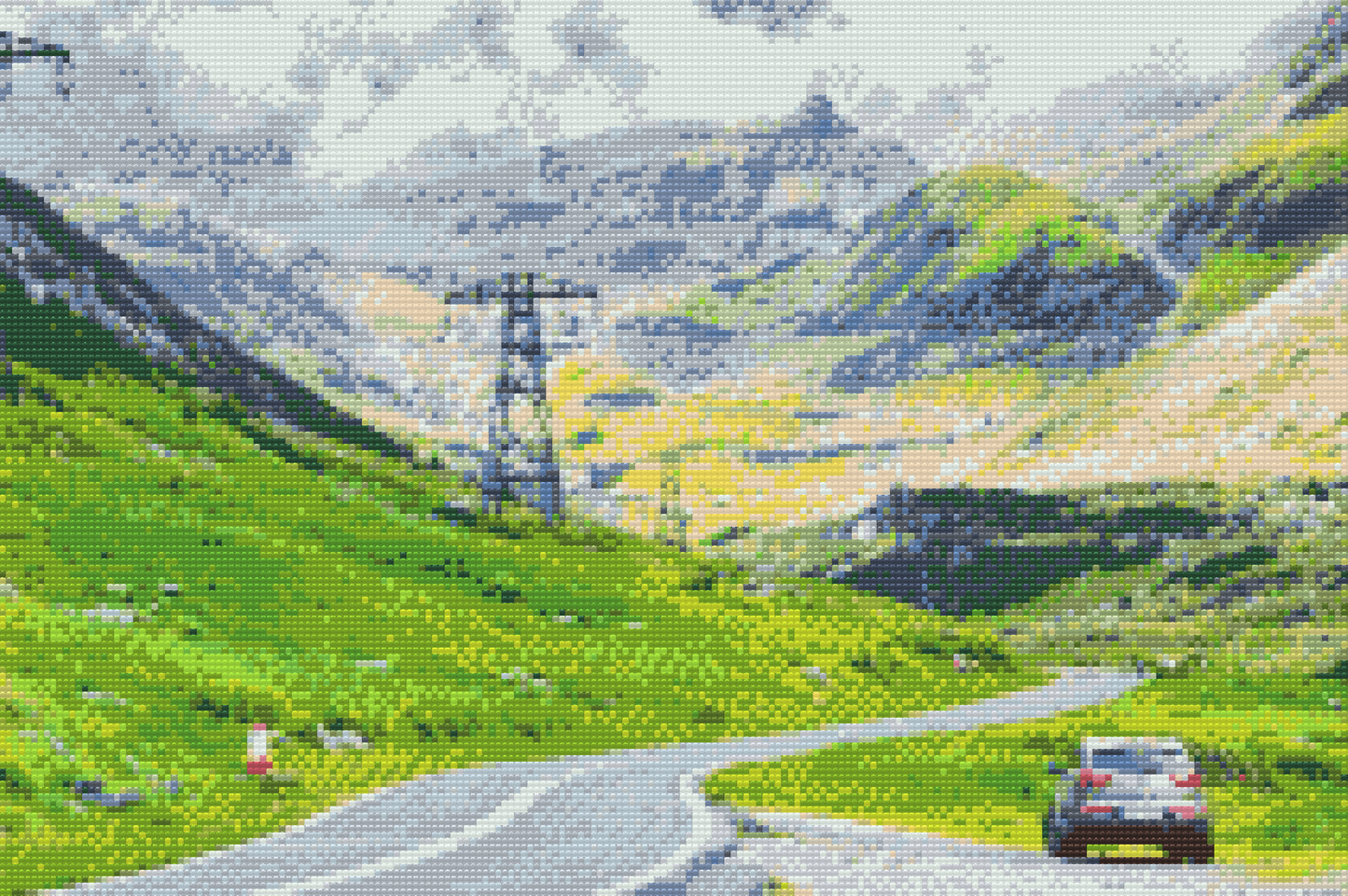 Diamond Paint - Transfagarasan-ruten i Rumænien