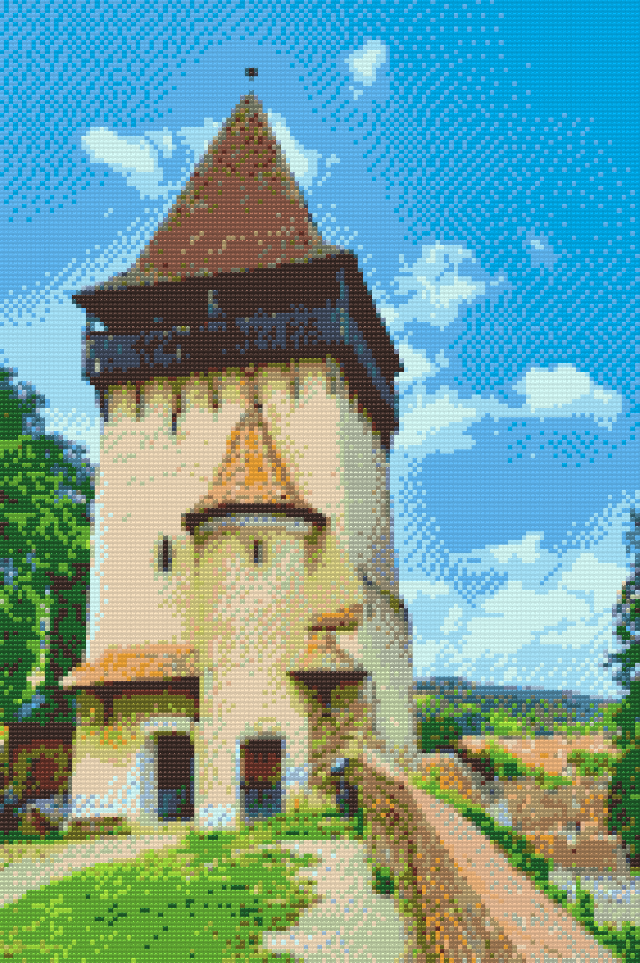 Diamond Paint - Bierta Kirke, Rumænien