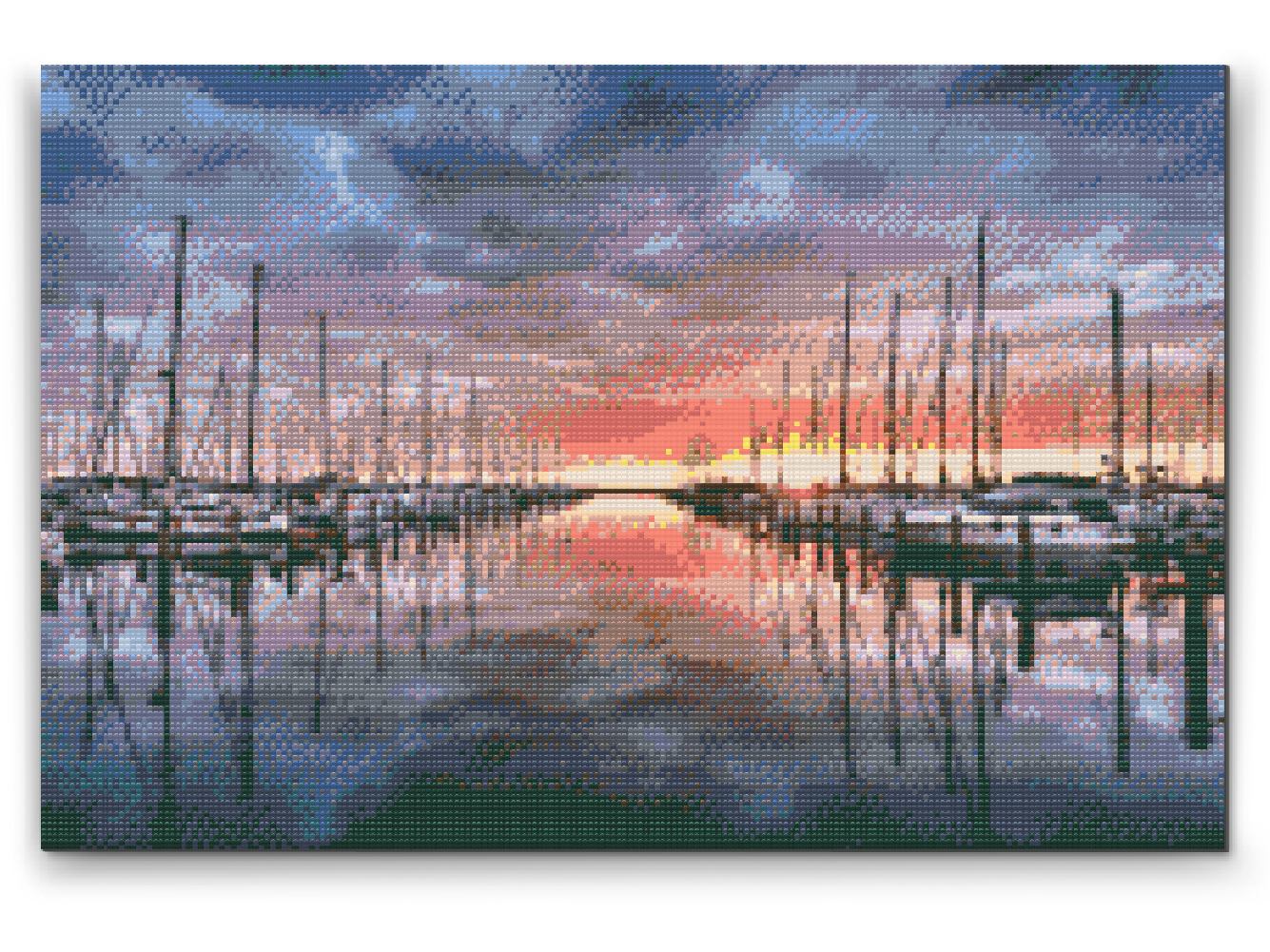 Diamond Paint - Havnen i Warnemünde