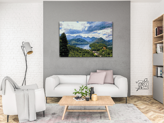 Diamond Paint - Sø i Alperne