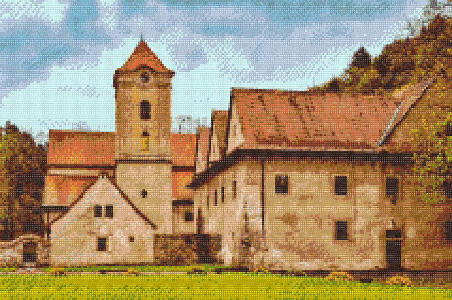 Diamond Paint - Røde Kloster, Slovakiet