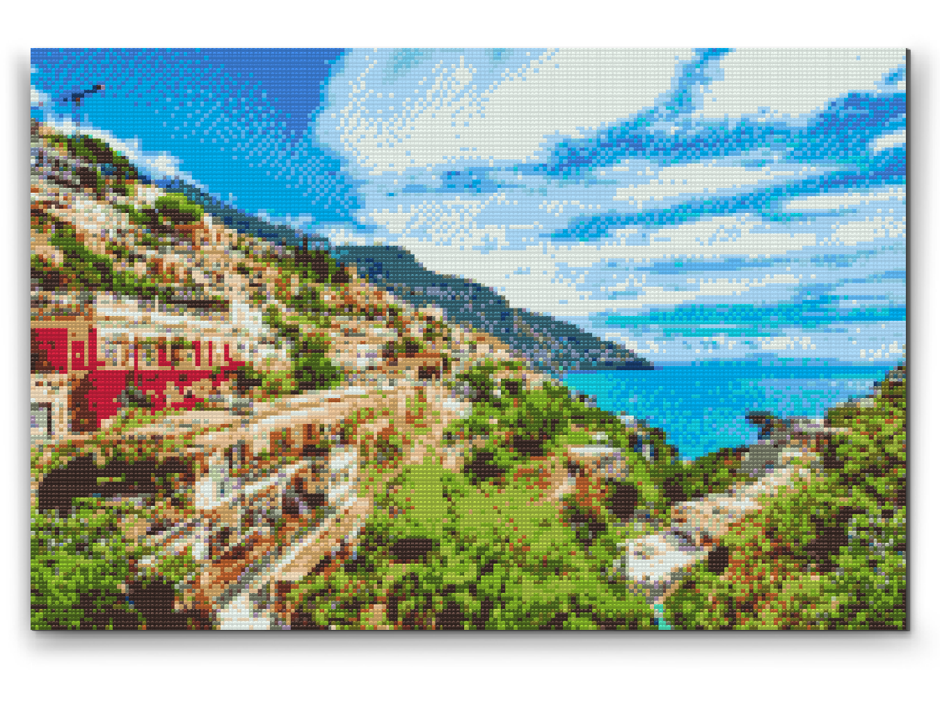 Diamond Paint - Amalfikysten, Italien