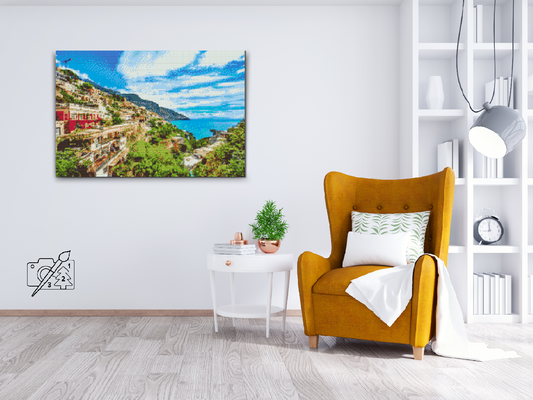 Diamond Paint - Amalfikysten, Italien