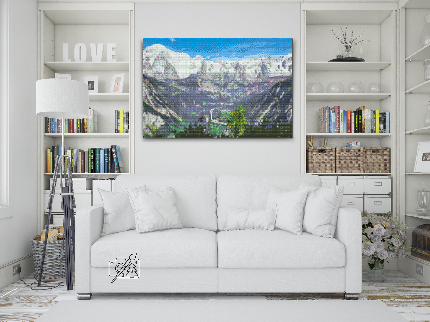 Diamond Paint - Mont Blanc 2