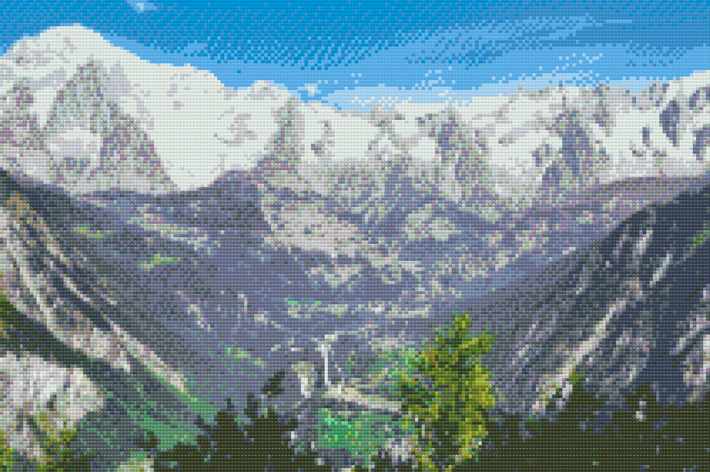 Diamond Paint - Mont Blanc 2