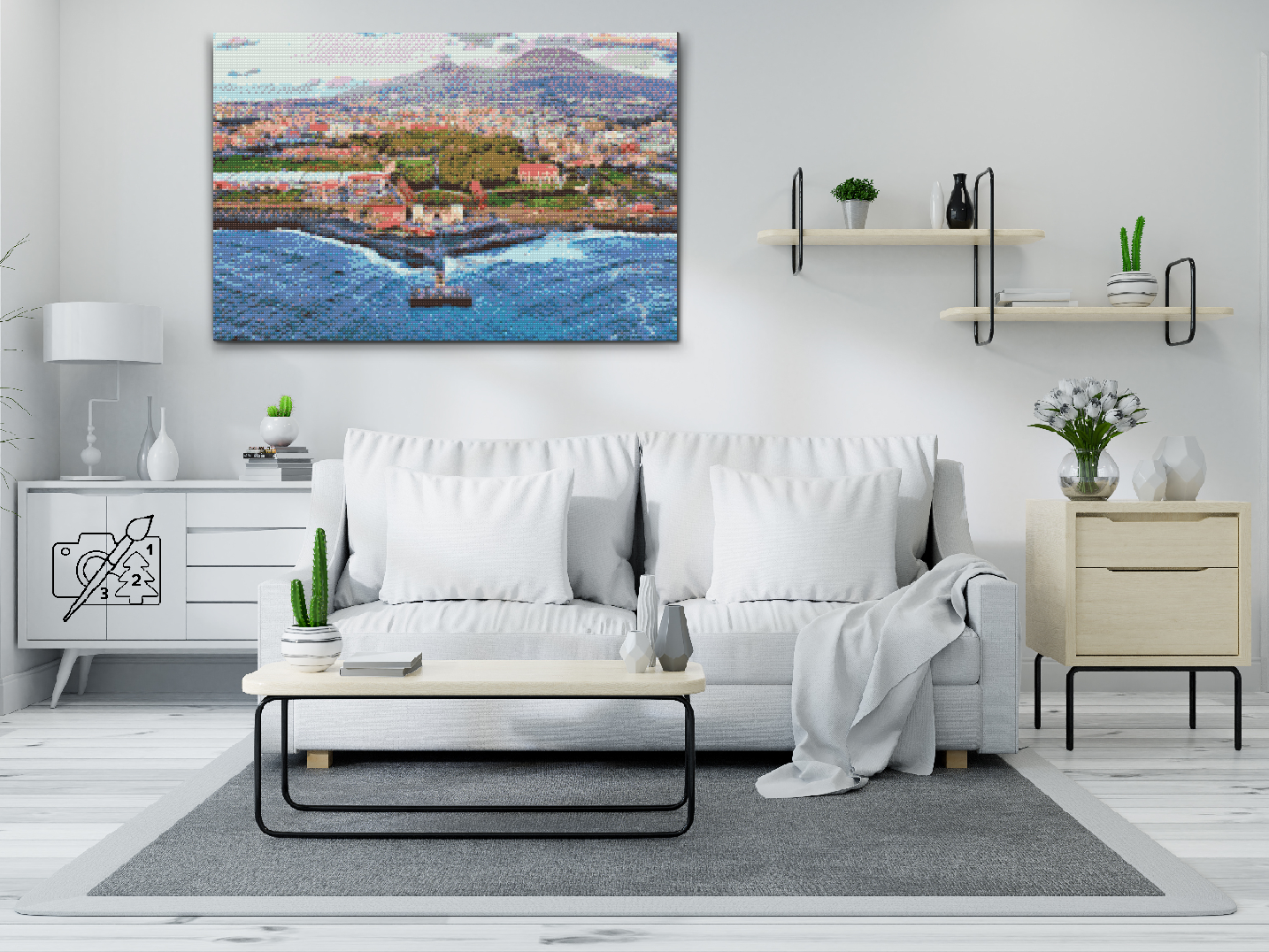 Diamond Paint - Vesuv, Napoli