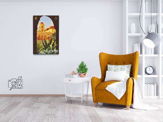 Diamond Paint - Plakat Palermo, Italien