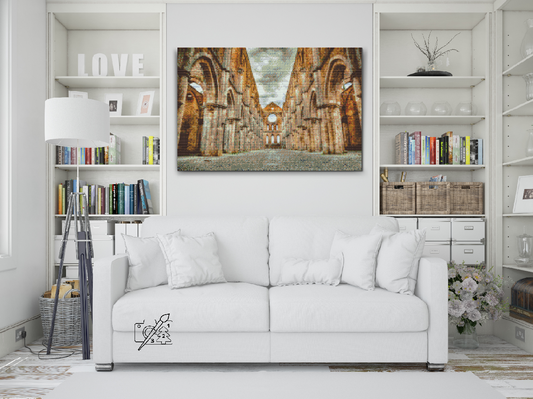 Diamond Paint - Klosteret San Galgano, Toscana