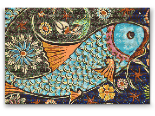 Diamond Paint - Fiskemosaik