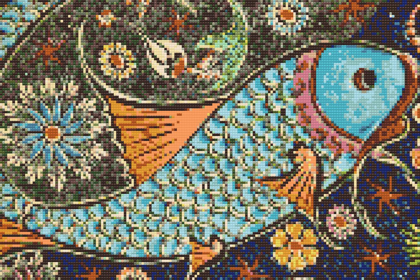 Diamond Paint - Fiskemosaik