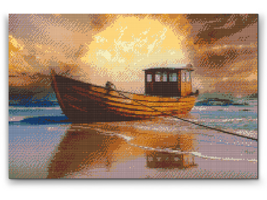 Diamond Paint - Båd til søs 2