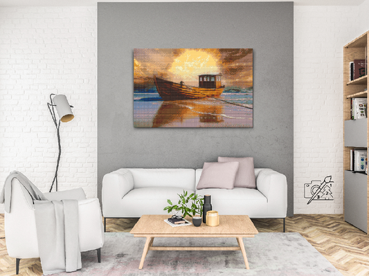 Diamond Paint - Båd til søs 2