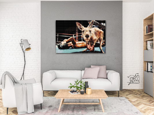 Diamond Paint - Kænguru i ringen