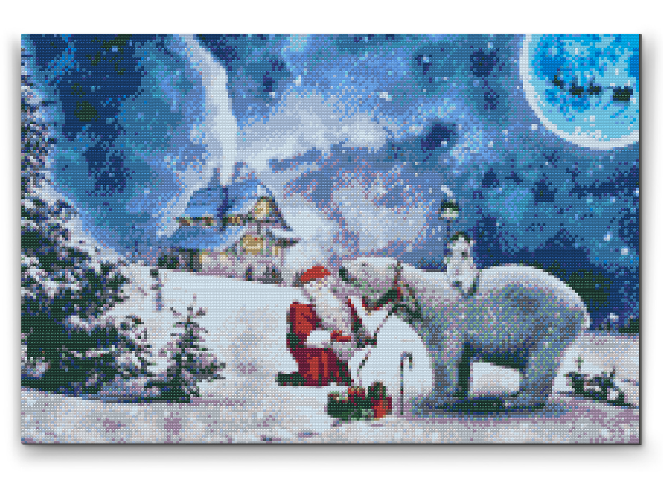 Diamond Paint - Julemanden og hans hjælpere