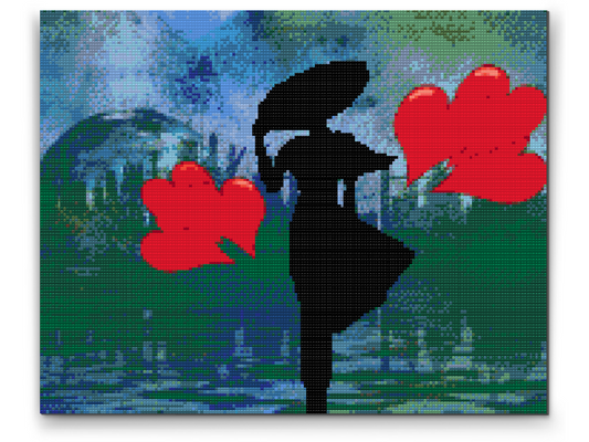 Diamond Paint - Kvindens tanker