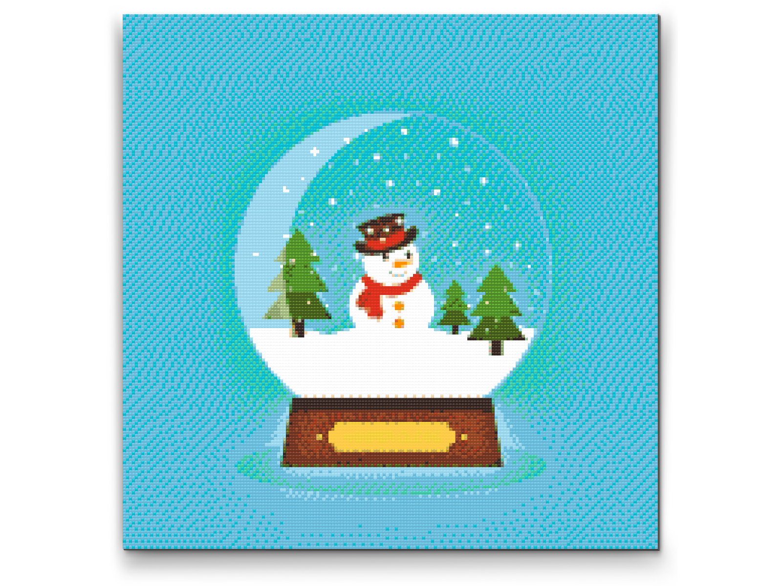 Diamond Paint - Papirvægt - Snemand
