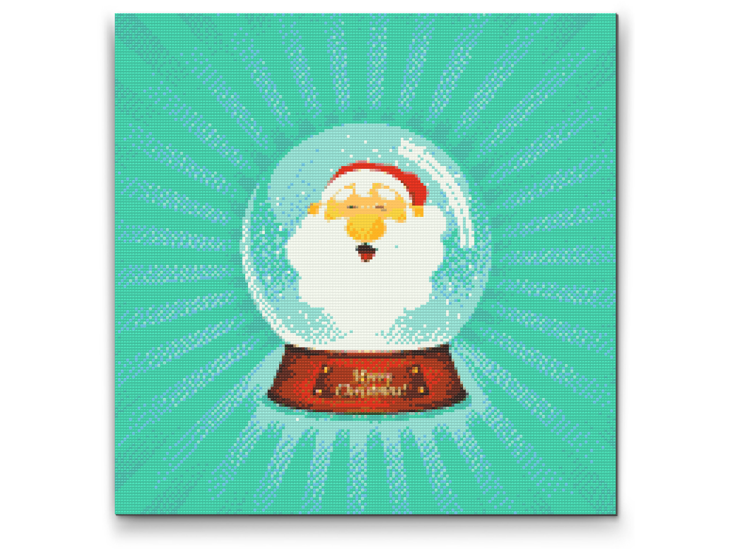 Diamond Paint - Papirvægt - Julemanden