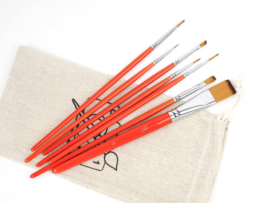 Hobby Tilbehør - 7 stk. i en stofpose