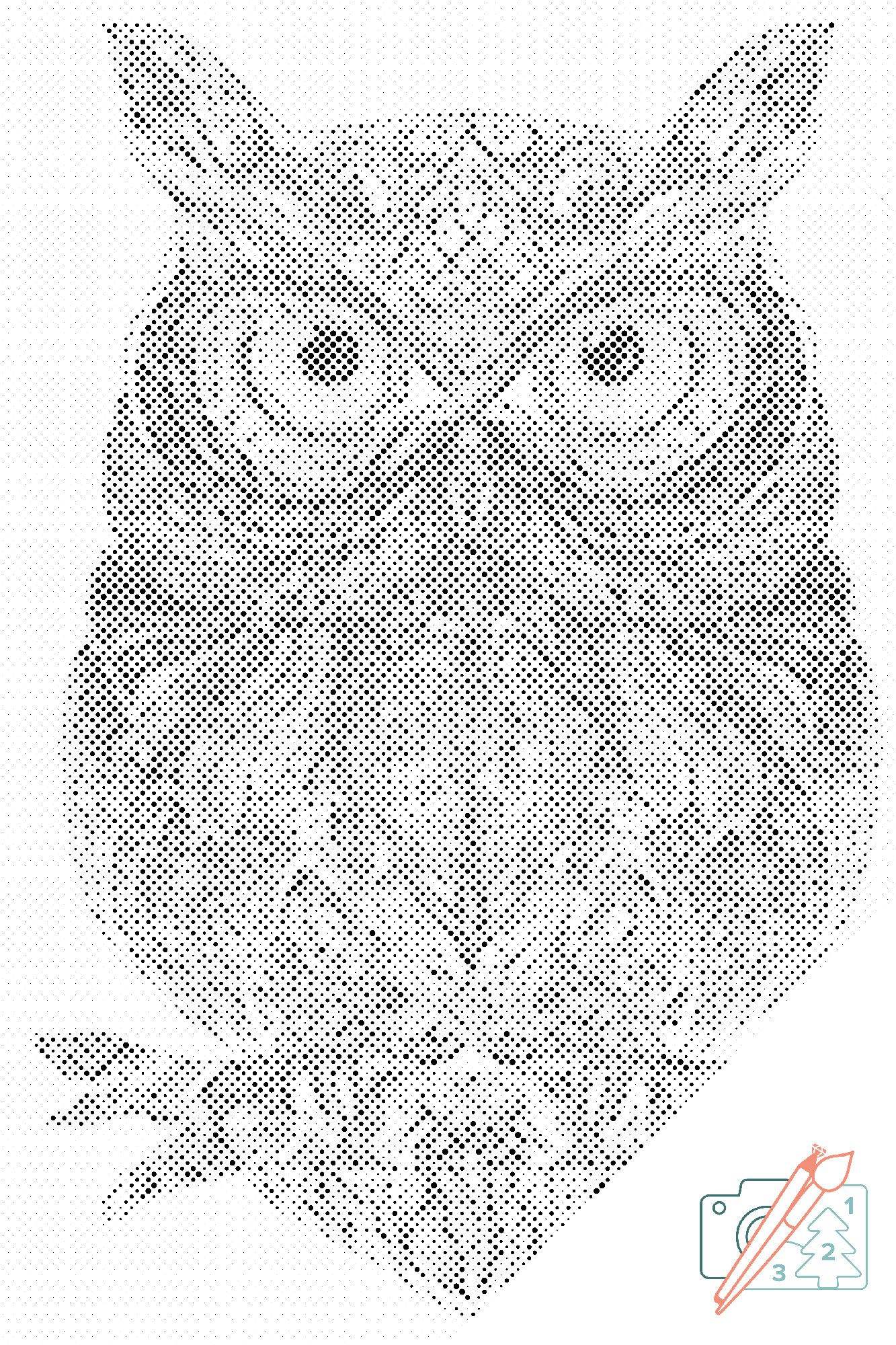 Dotting - Ugle Mandala