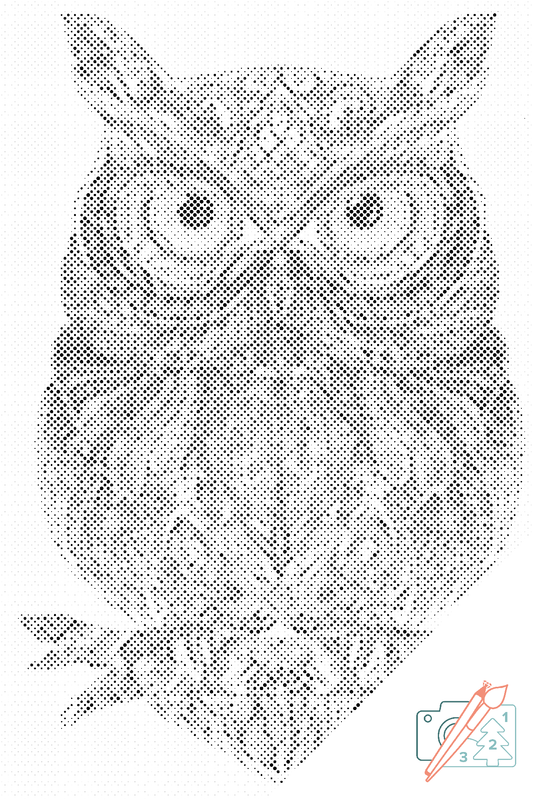 Dotting - Ugle Mandala