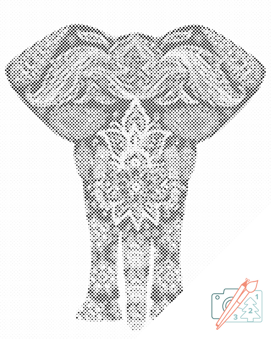 Dotting - Elefantmandalaen