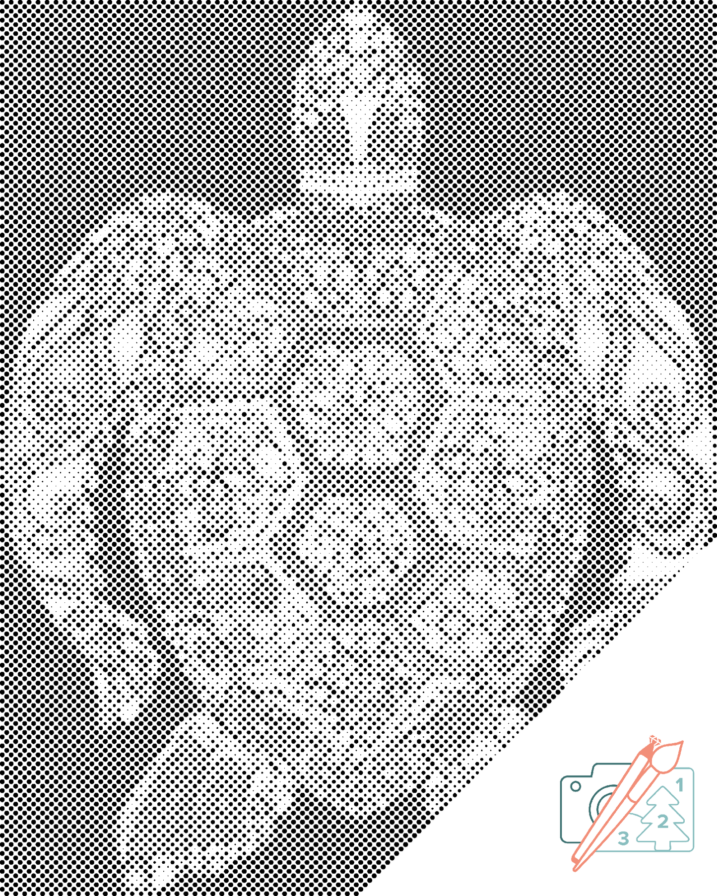 Dotting - Mandala - Skildpadde