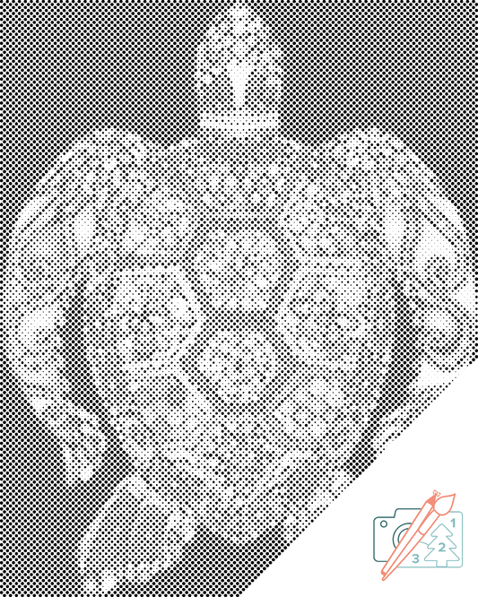 Dotting - Mandala - Skildpadde