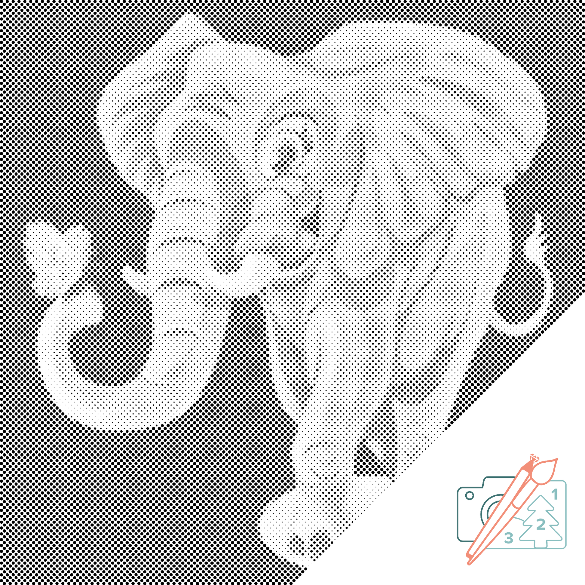 Dotting - Glad elefant med sommerfugl