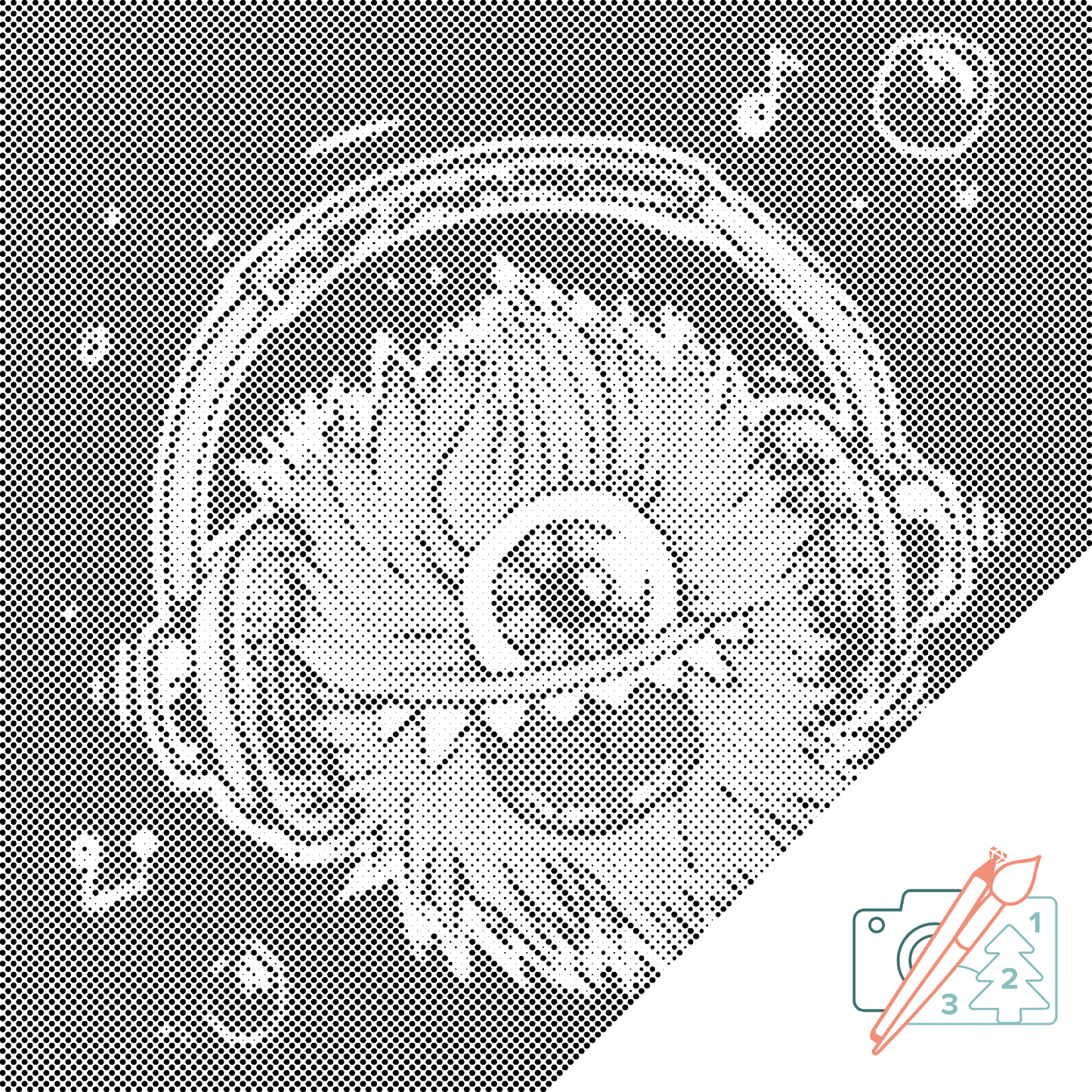 Dotting - Pink Monster