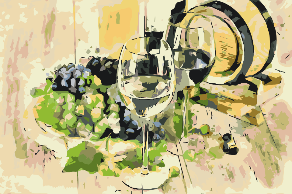 Paint by number - To typer vin