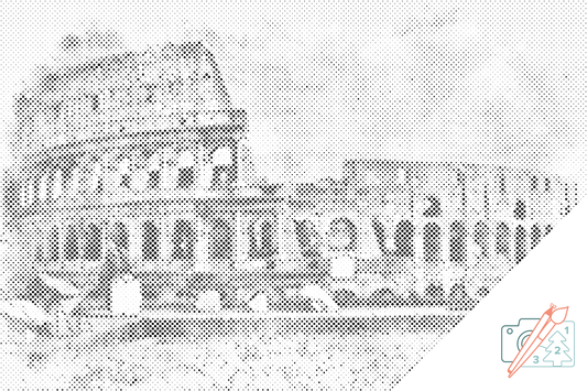 Dotting - Colosseum-illustration