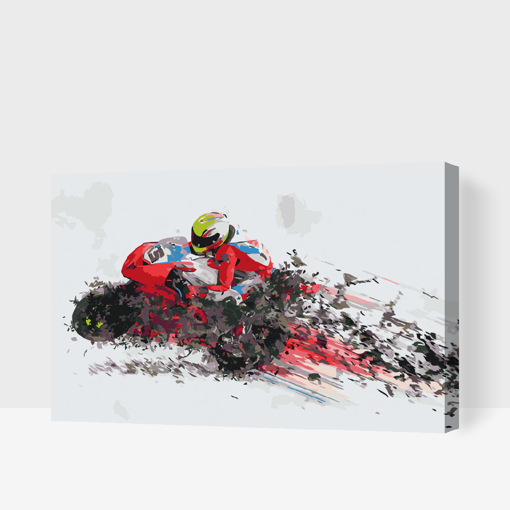 Paint by number - Rasende Ridt