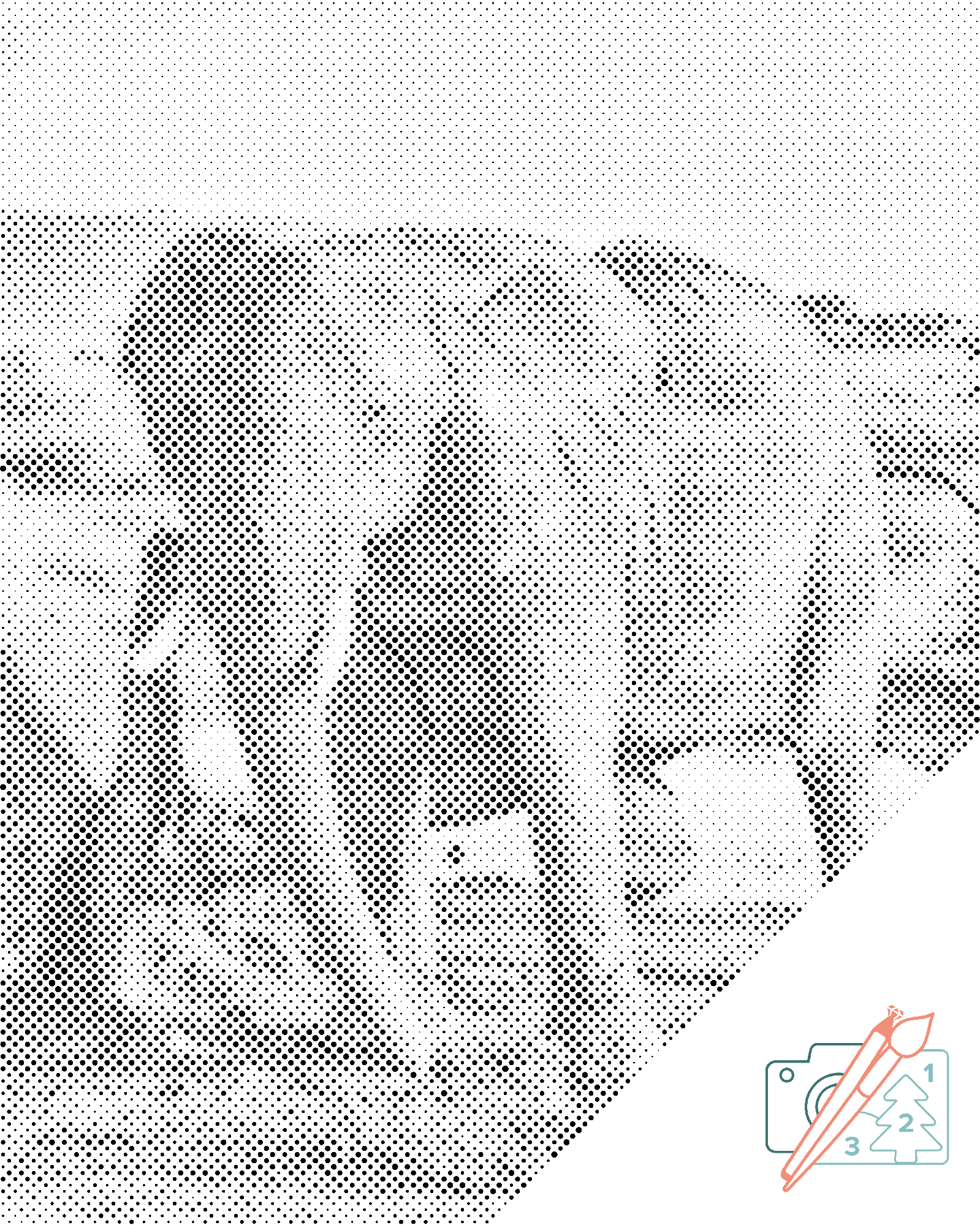 Dotting - Safari - Elefant