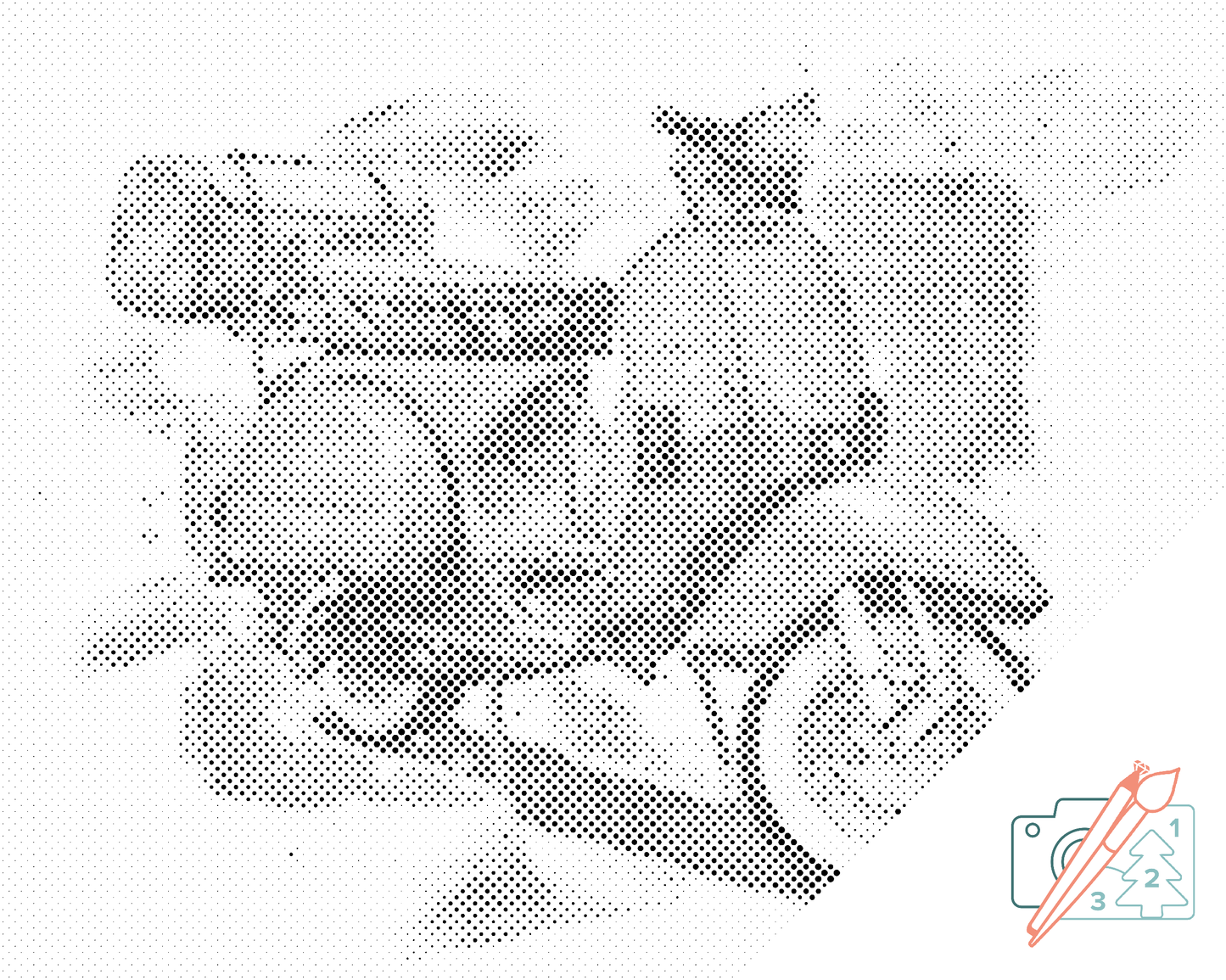 Dotting - Blå Vespa