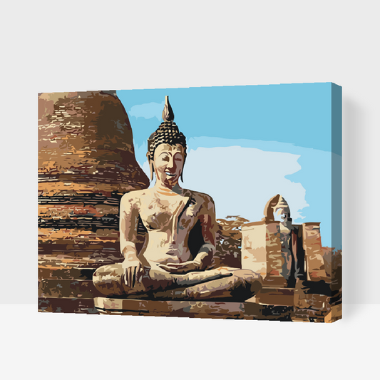 Paint by number - Buddha-statue