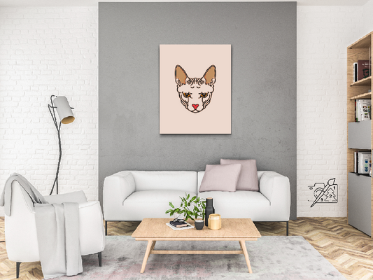 Paint by number - Cats Head