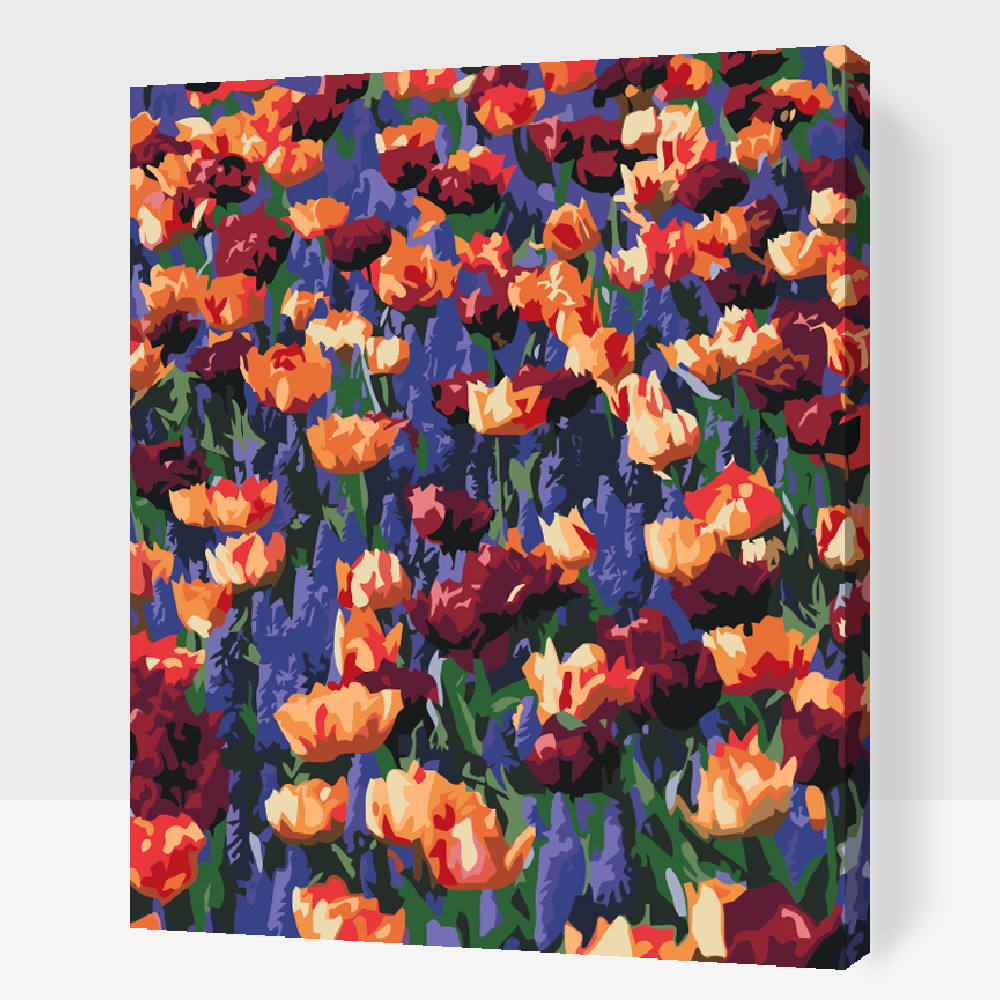 Paint by number - Blomstermark